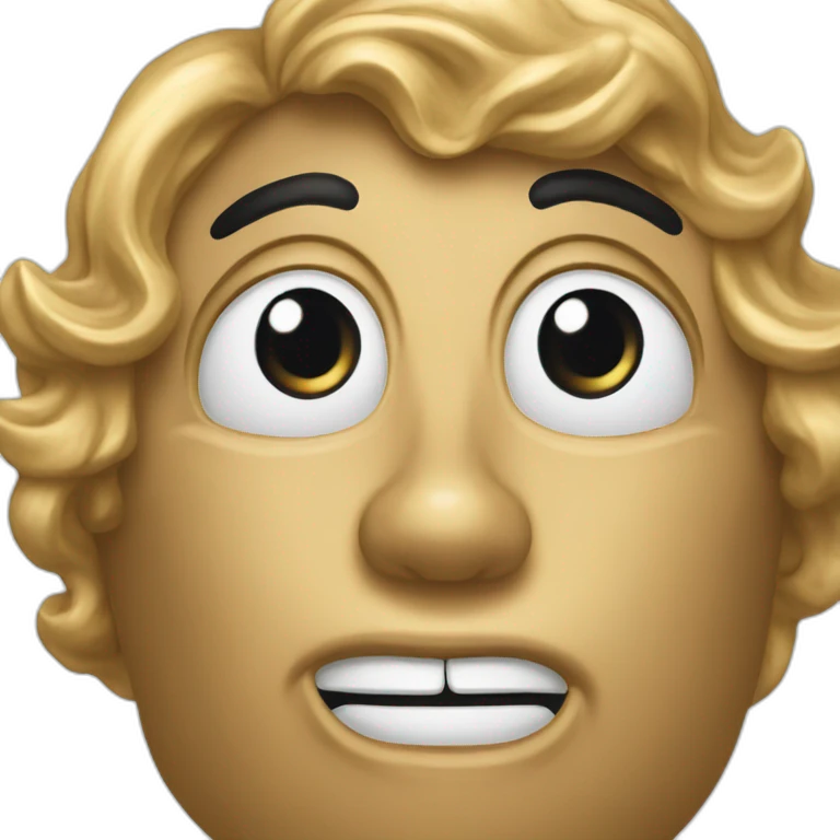 Academy Awards trophy shocked face emoji