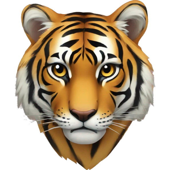 Tigre 🐯 corazónes en los ojos emoji