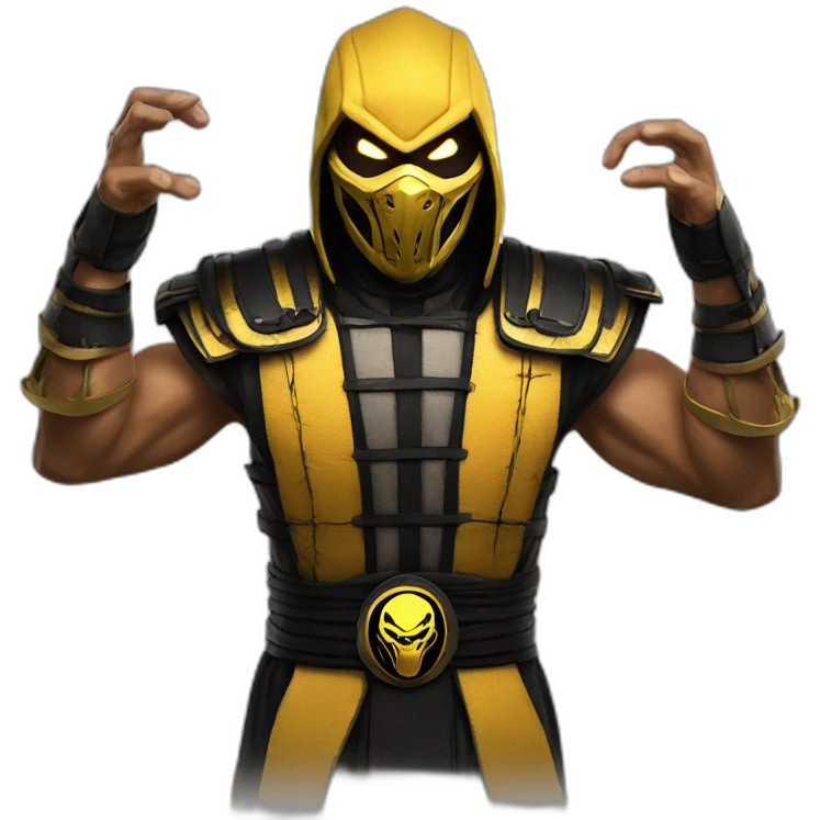 Mortal Kombat scorpion emoji