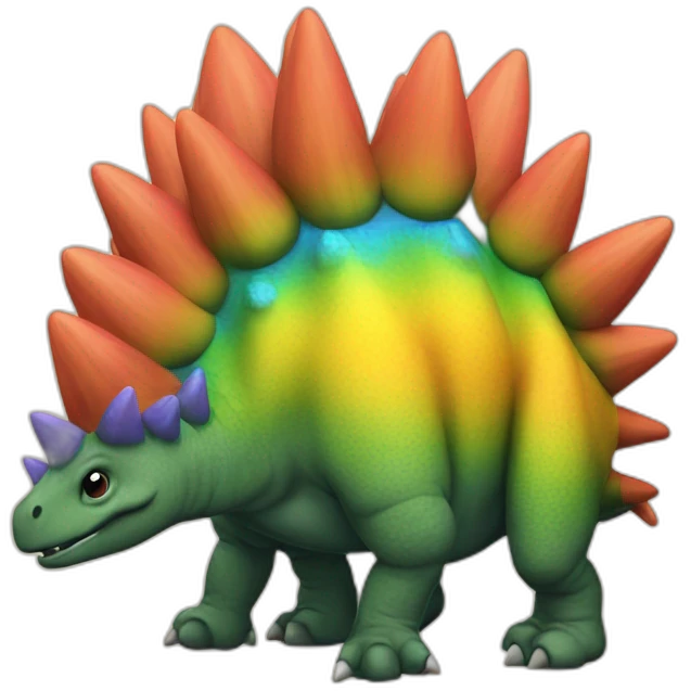 stegosaurus gay lgbt emoji