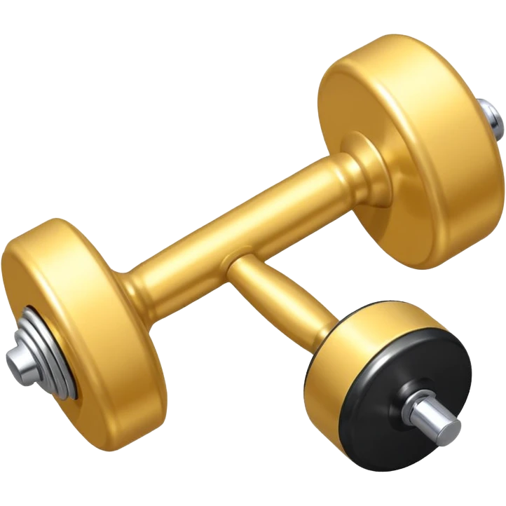 whistle next to a dumbbell emoji
