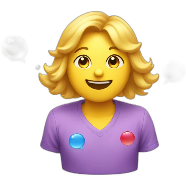 Thankyou bubble emoji
