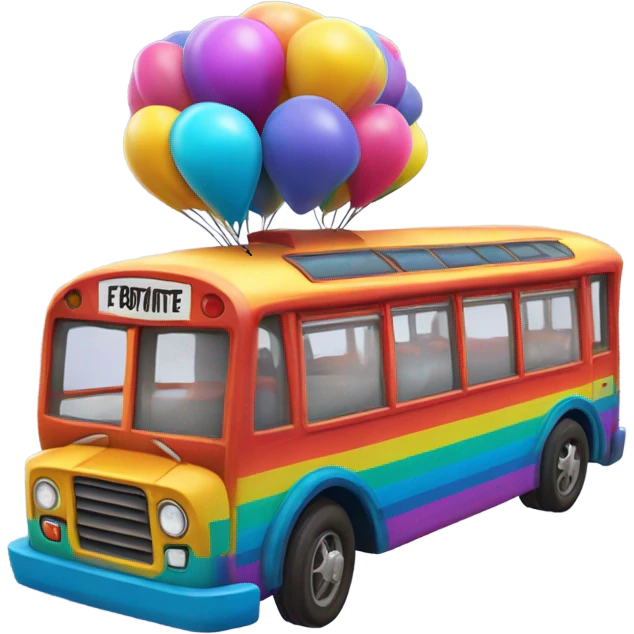 Fortnite battle bus emoji