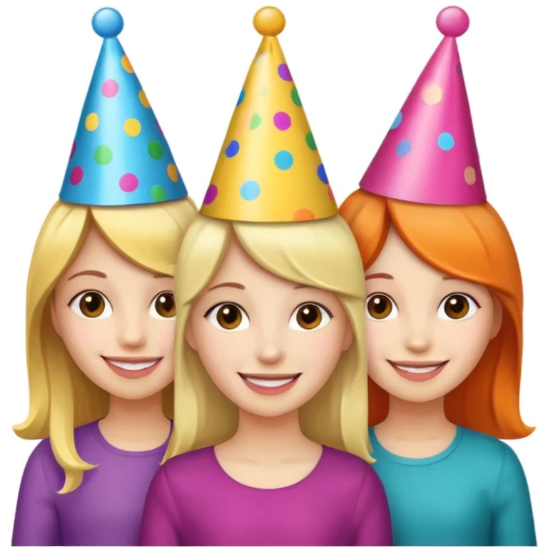 girls celebrating  emoji