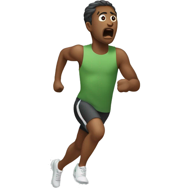 person who run sooo fast emoji