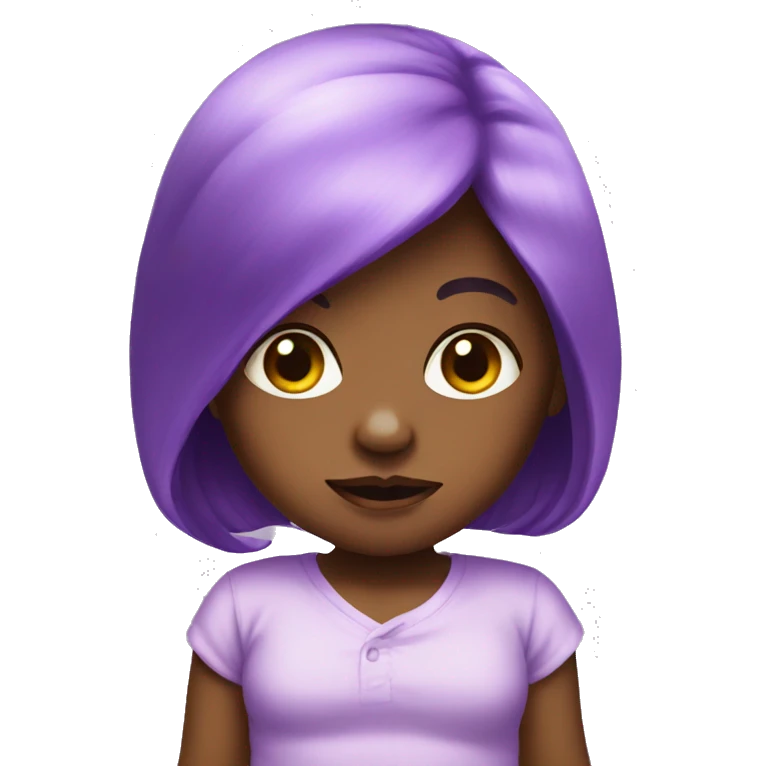 purple skin baby emoji