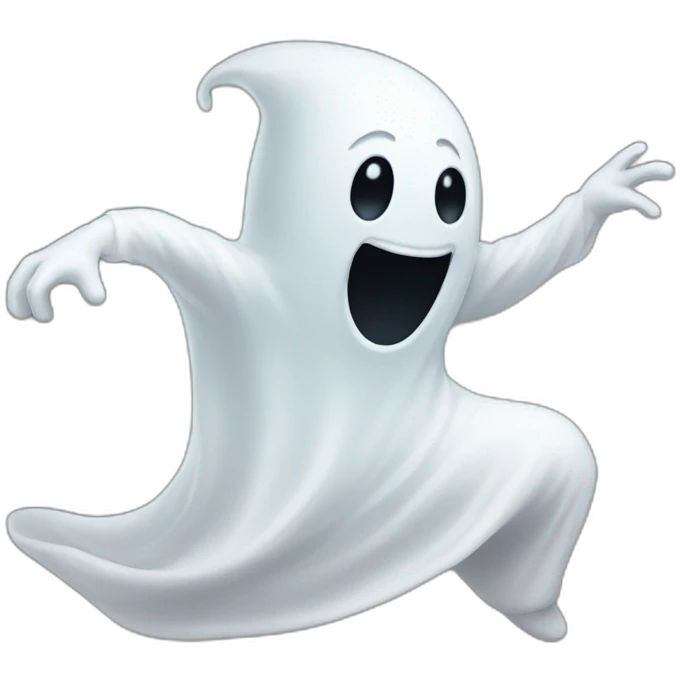 Dancing ghost emoji