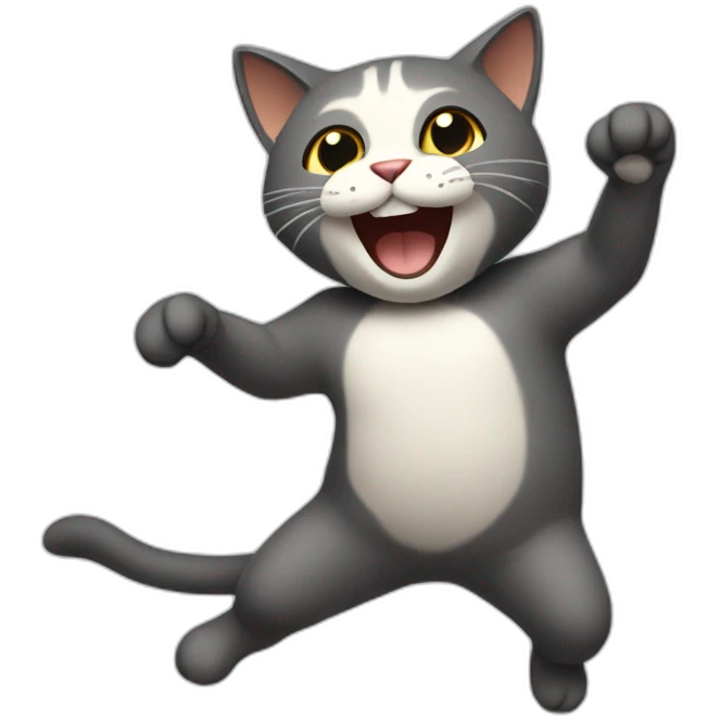 Gato bailando emoji