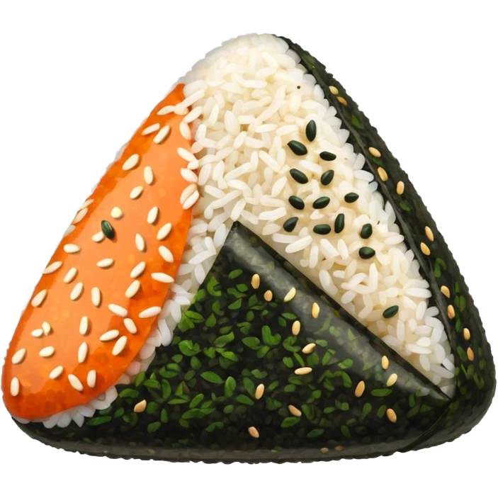 Spicy onigiri emoji