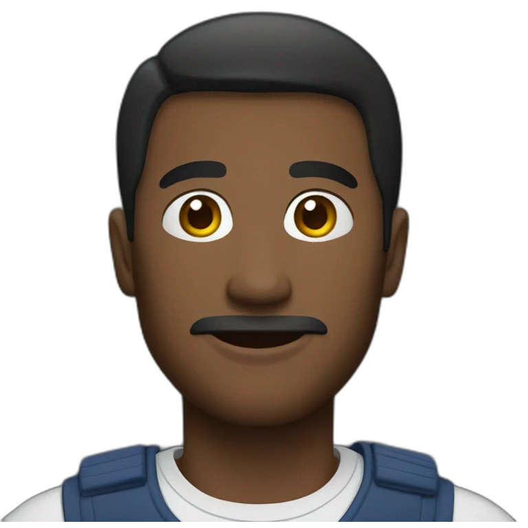 man dark blue outfit emoji
