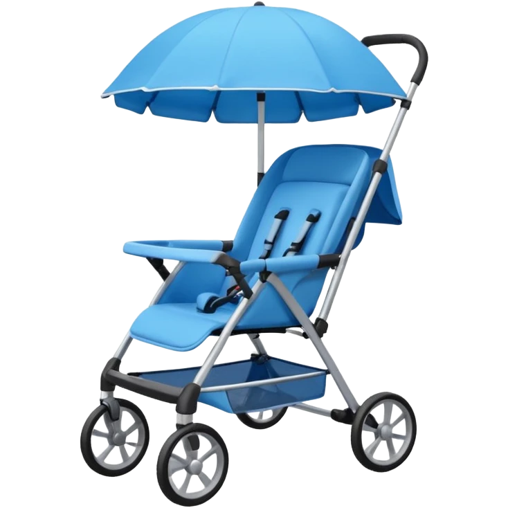 blue stroller emoji