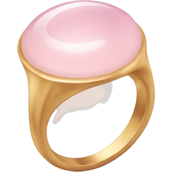 pale pink ring emoji