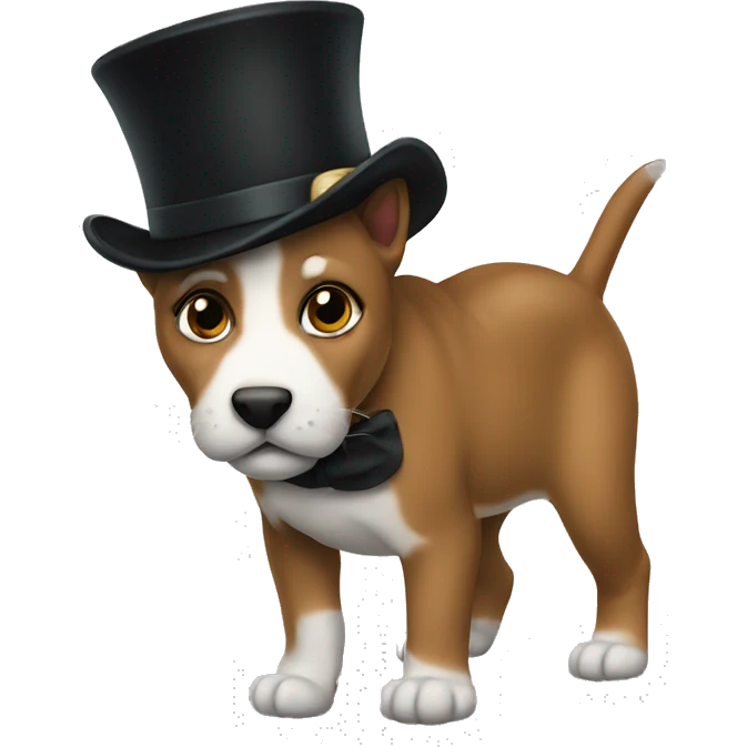 Shar with tophat emoji
