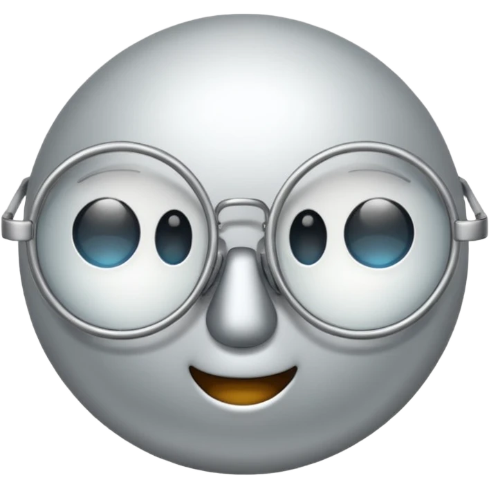 metal glasses emoji
