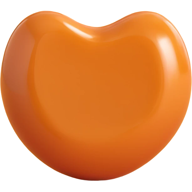 a single caramel candy, shiny and golden brown, with a soft texture, isolated on a transparent background emoji