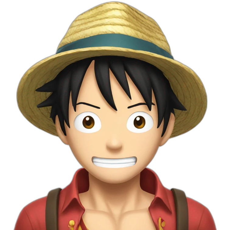 Luffy dresrosa emoji