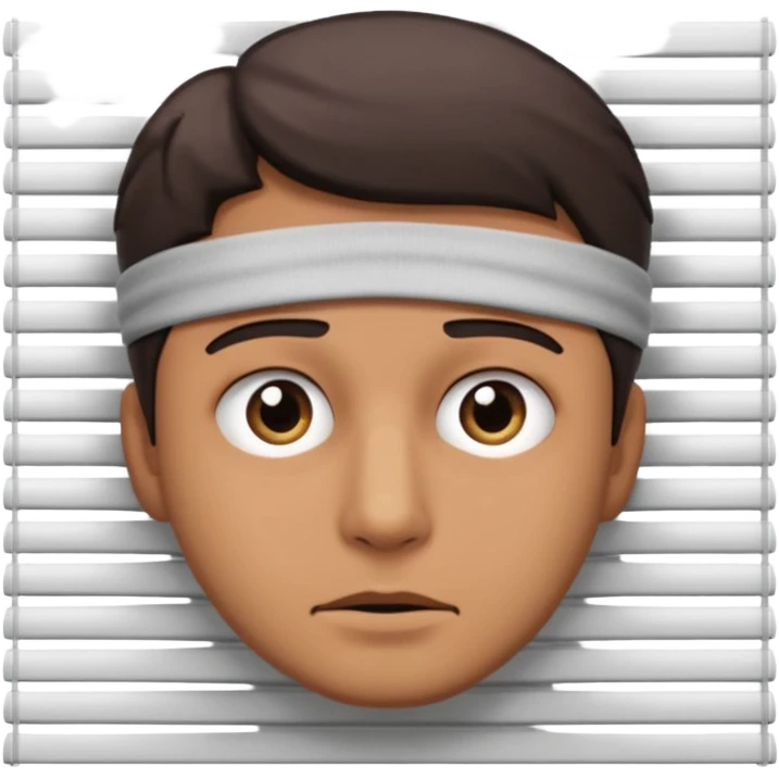 Male peeking behind the blinds can't see whole face only eyes BEHIND blinds emoji