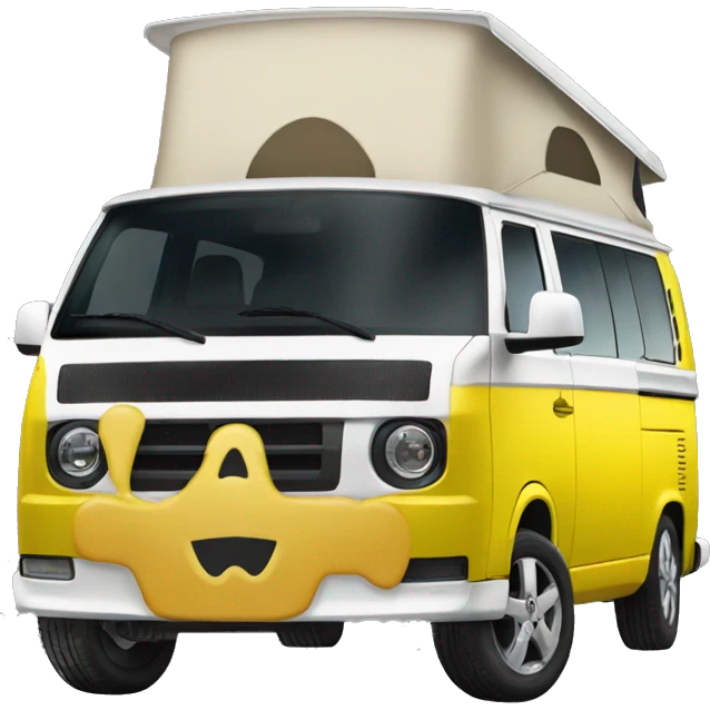 Yellow VW T5 emoji