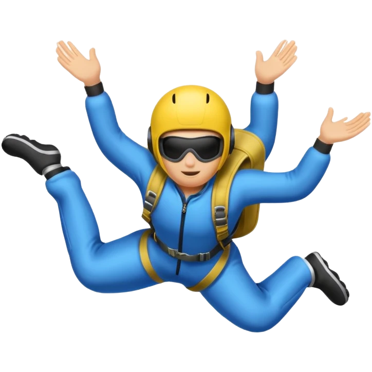 sky diving equipment emoji