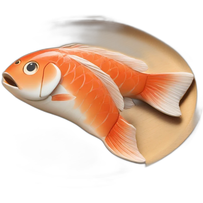 teishoku fish japanese food wood plate emoji