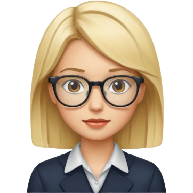blonde girl journalist  emoji