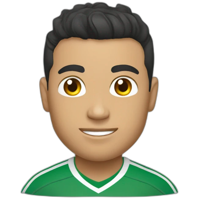 Ronaldo avec t-shirt de l'Algérie emoji