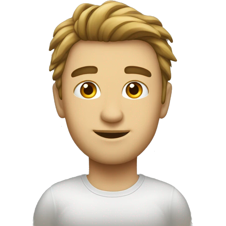 Парень с тату голубые глаза и светла волосы emoji