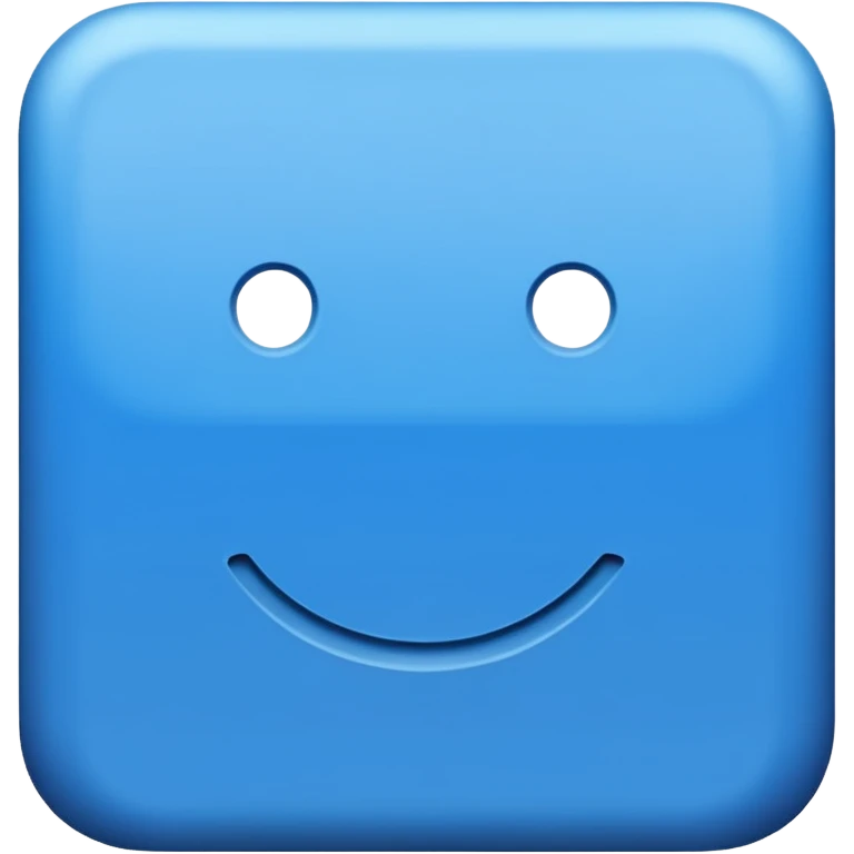 emoji for rectangle blue color emoji