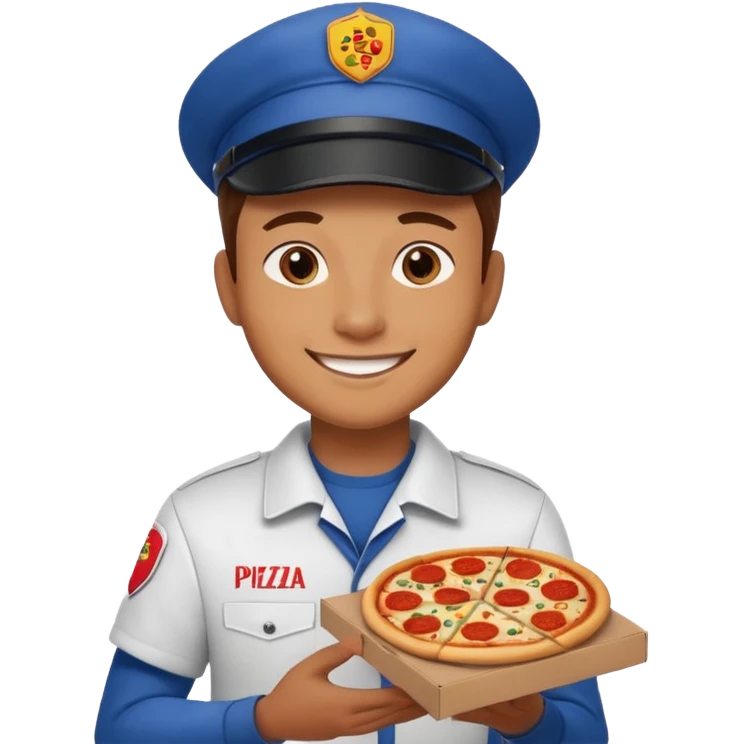 
pizza delivery driver emoji