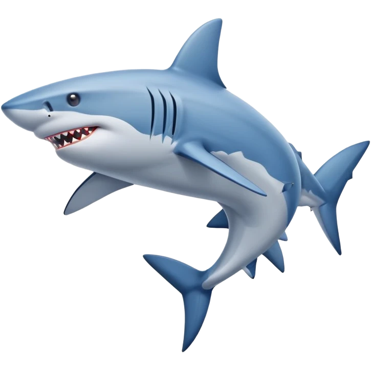 shark with feet with blue nike shoes on  emoji