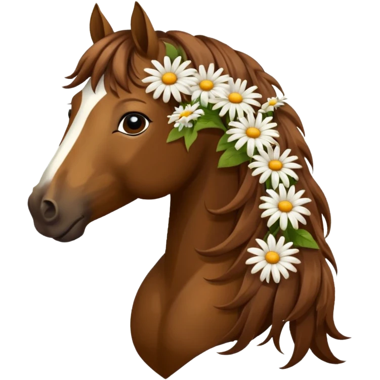 Horse with Flowers  emoji