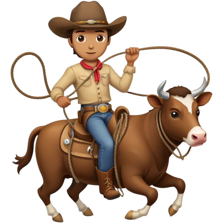Team roping  emoji
