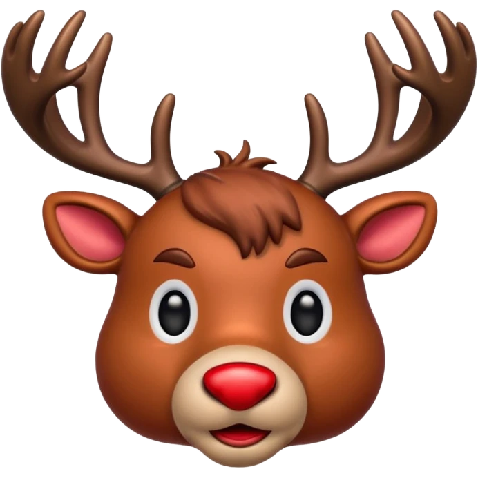 Rudolph the Red Nosed Reindeer emoji