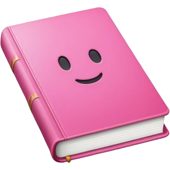 Icone book utilise couleurs rose emoji