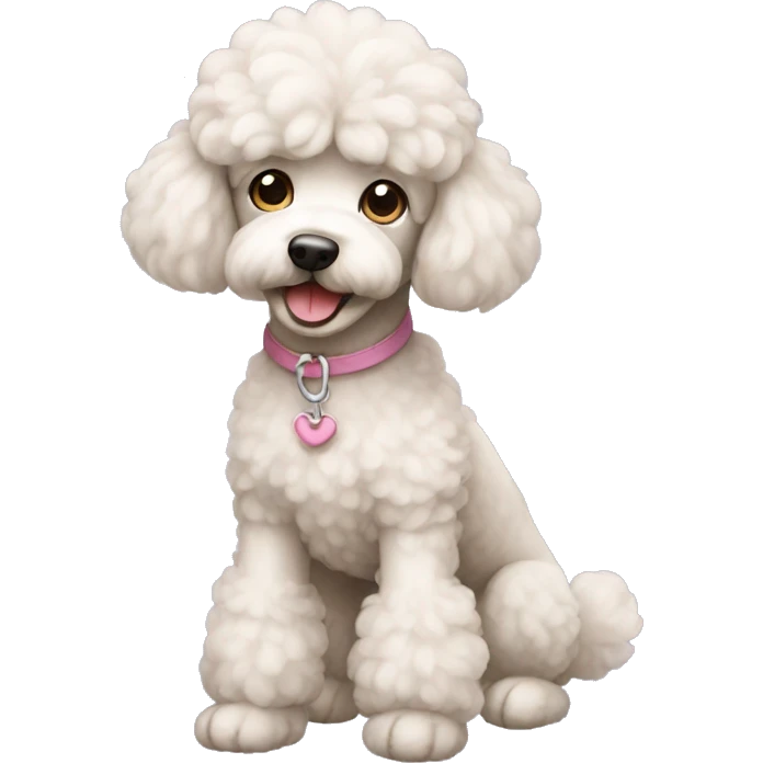 Poodle emoji