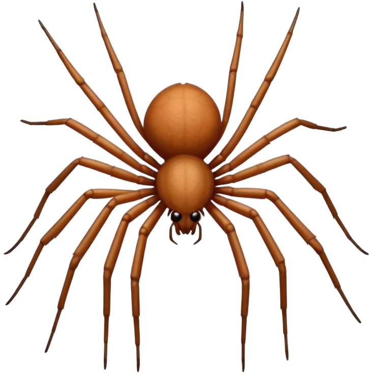 A dangerous brown recluse  emoji