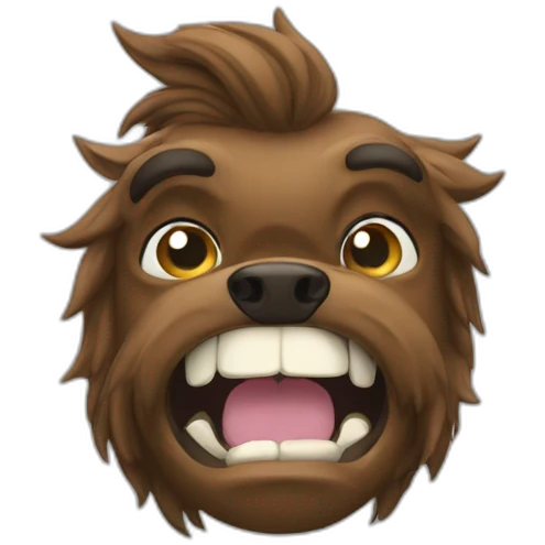 Sanglier charge emoji
