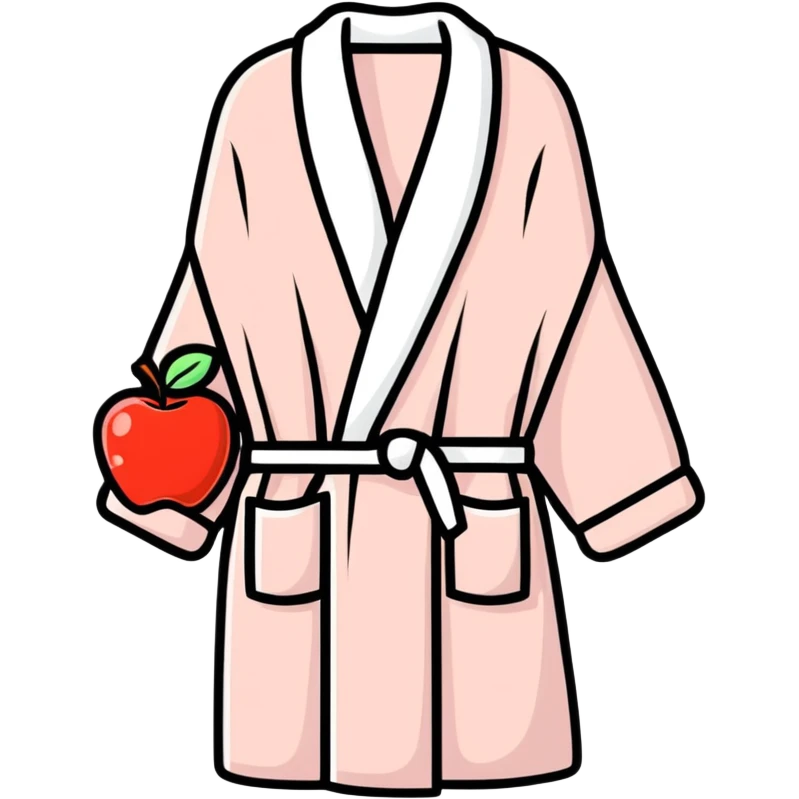 Jabuke u šlafroku emoji