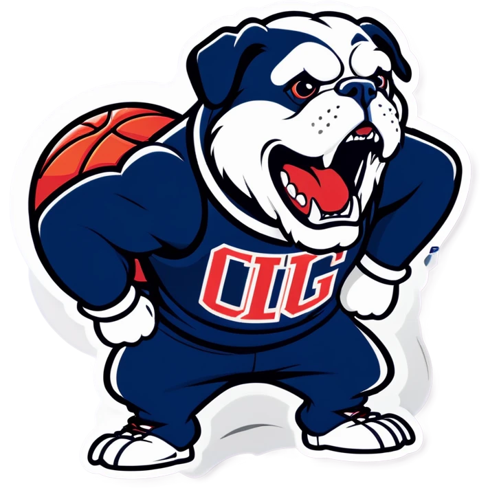Gonzaga university bulldogs basketball  emoji