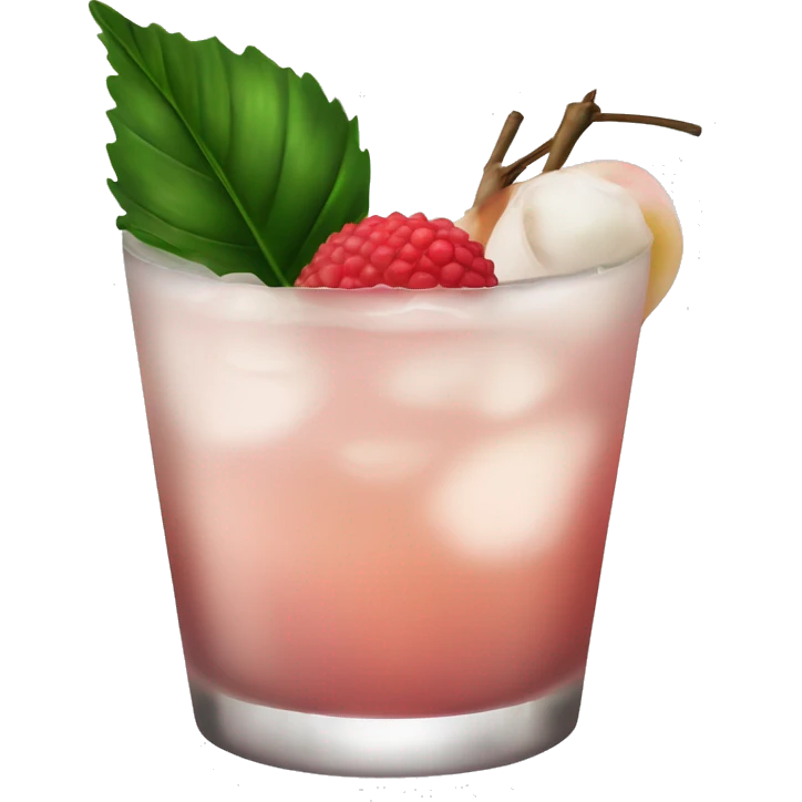 lychee cocktail emoji