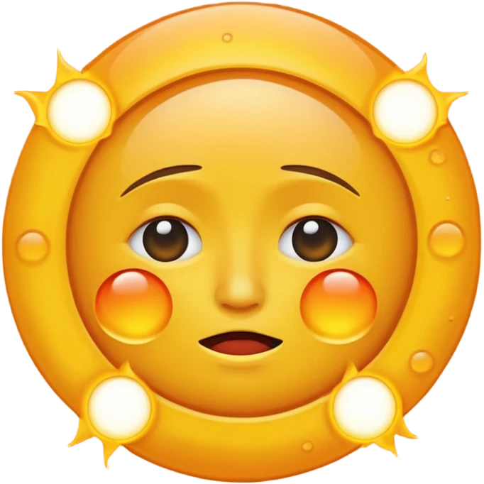 moon in front of the sun (in an eclipse) with classic emoji tear (crying) emoji