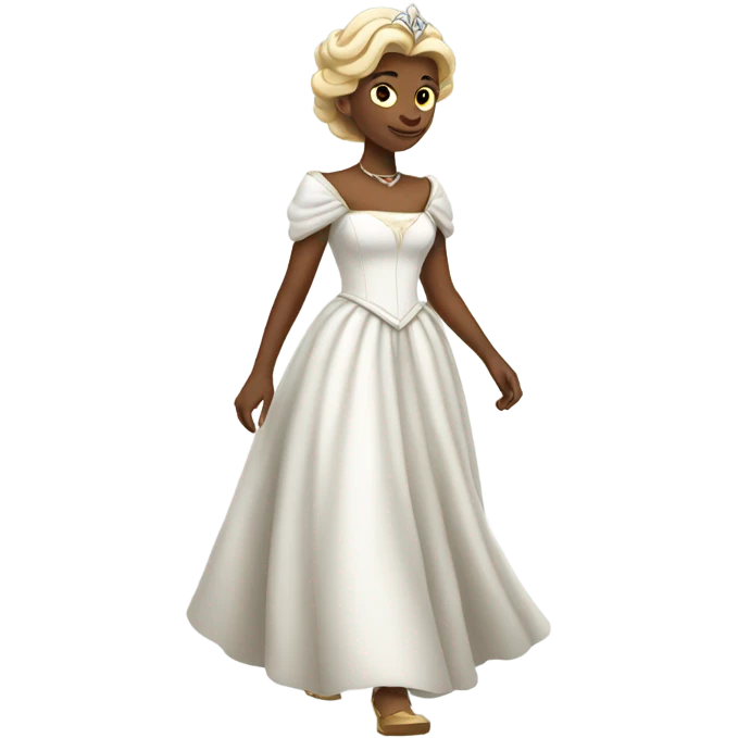 White Princess walking emoji