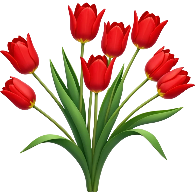 8 of the tulips emoji