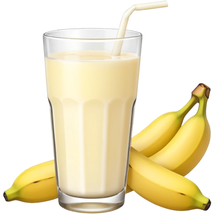 Banana with milk emoji