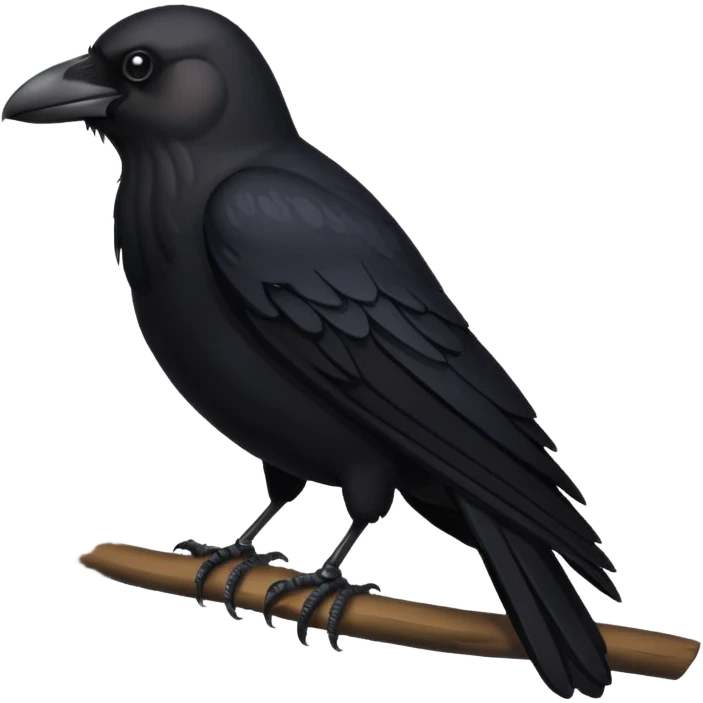 Crow emoji