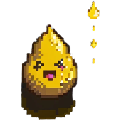 poop emoji vs yellow droplet, simple and fun emoji