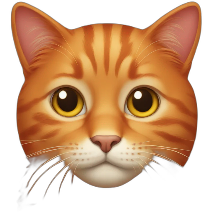 red cat emoji
