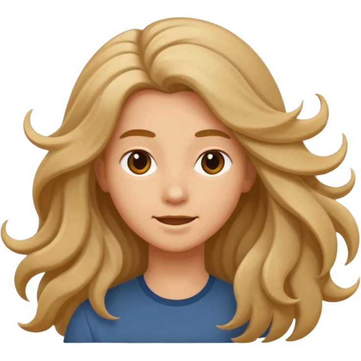 Hair flipping  emoji