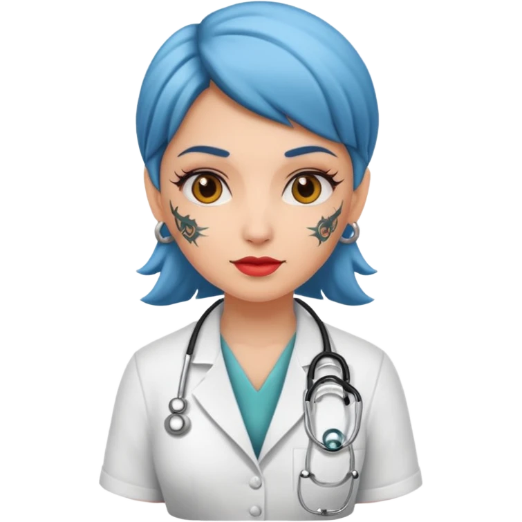 tattooed doctor girl emoji