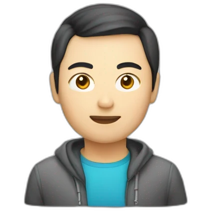 Human, Kazakh, Programming man emoji